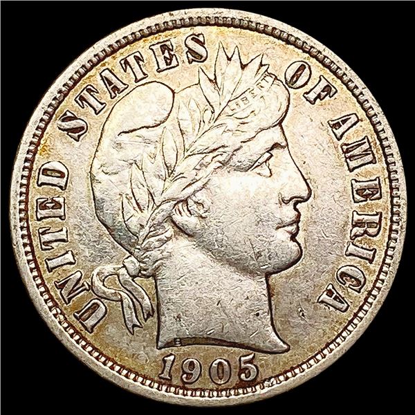 1905 Barber Dime CLOSELY UNCIRCULATED