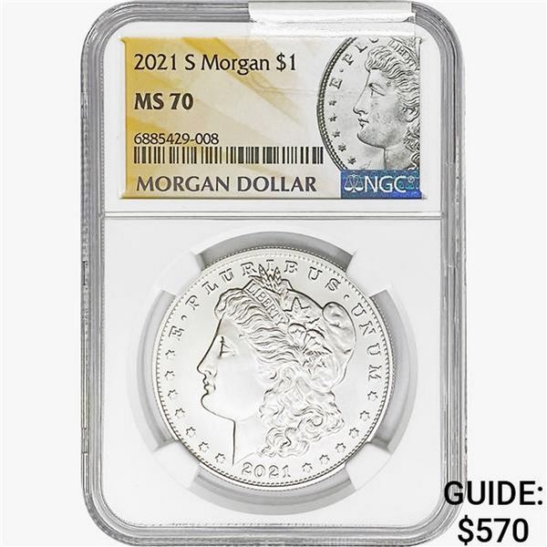 2021-S Morgan Silver Dollar NGC MS70