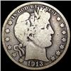 Image 1 : 1913 Barber Half Dollar NICELY CIRCULATED