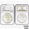 Image 1 : 1884&1887 [2] Morgan Silver Dollar NGC MS63