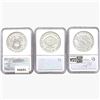 Image 2 : 1987-1995 [3] US Varied Silver Coinage NGC MS70