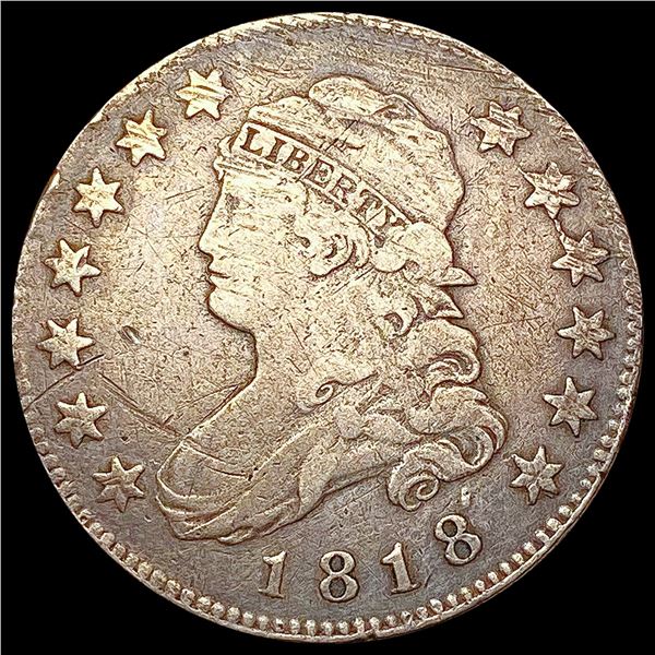1818 Capped Bust Quarter NICELY CIRCULATED