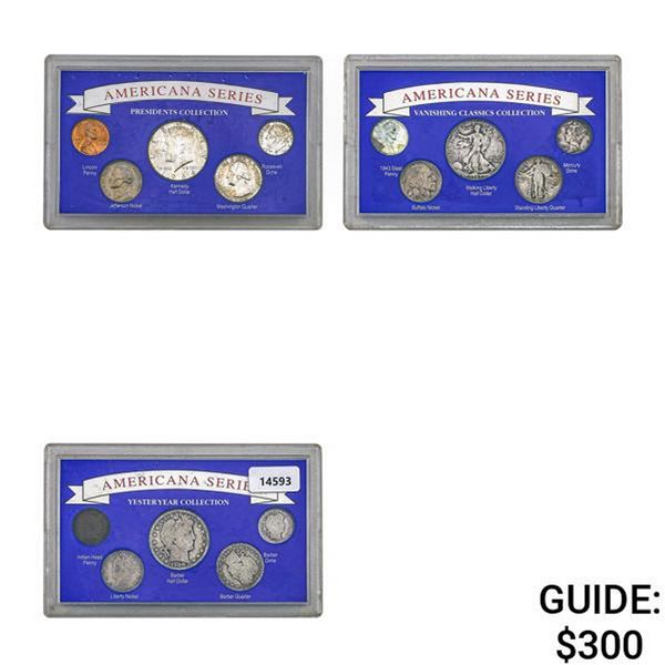 [3] 1891-1964 US Proof Sets [1C-50C]