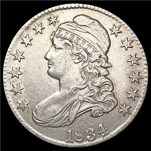 1834 Capped Bust Half Dollar CLOSELY UNCIRCULATED