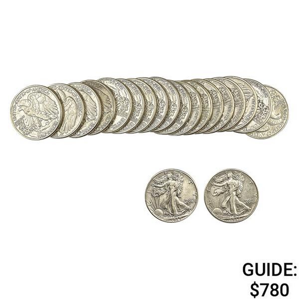 [20] 1937-1945 Walking Liberty Half Dollar