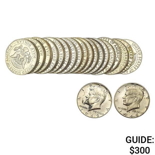 [20] 1968-1969 Kennedy Half Dollar