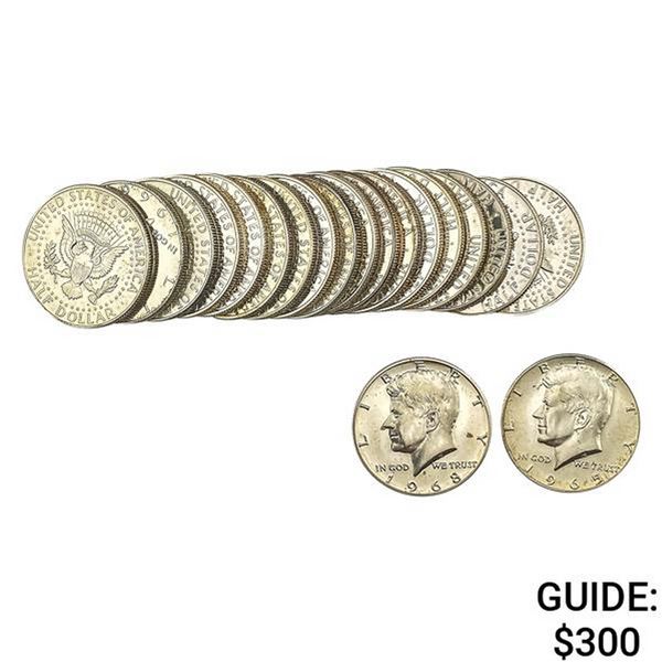 [20] 1965-1968 Kennedy Half Dollar