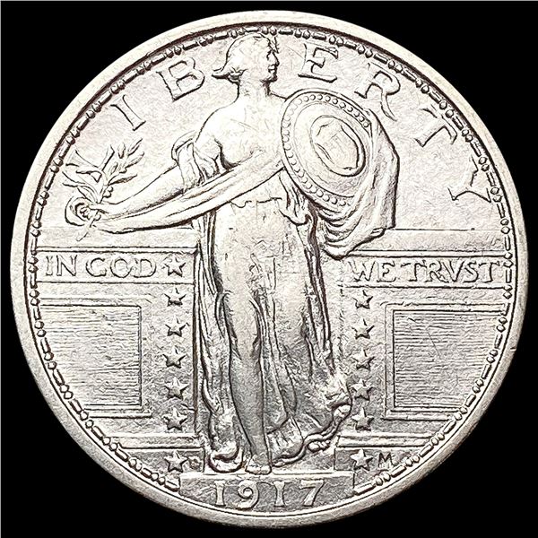 1917-D Standing Liberty Quarter CLOSELY UNCIRCULATED