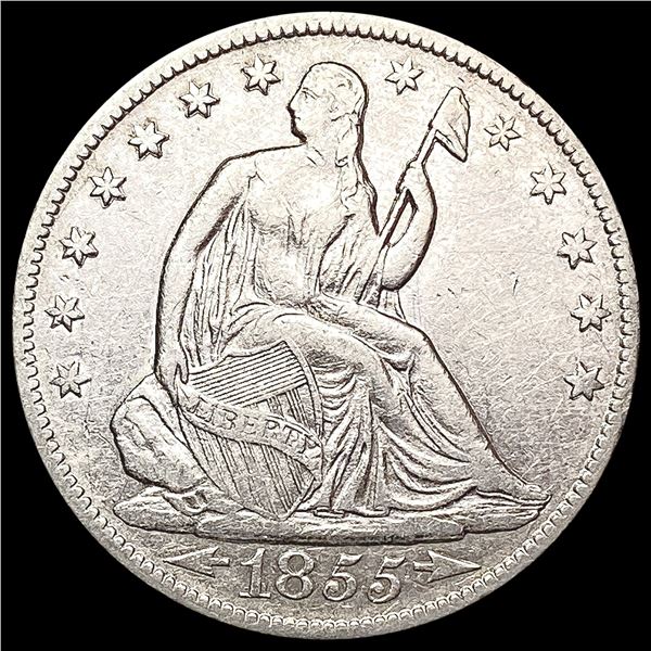 1855-O Seated Liberty Half Dollar CLOSELY UNCIRCULATED