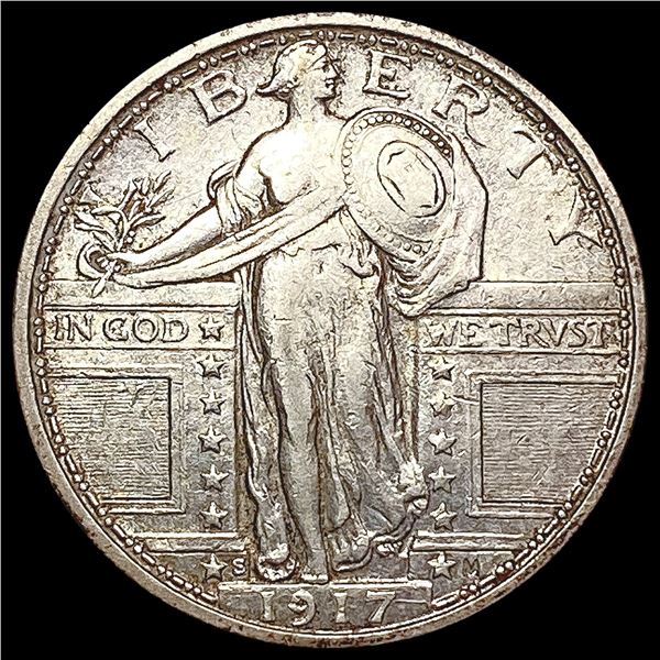 1917-S T1 Standing Liberty Quarter CLOSELY UNCIRCULATED