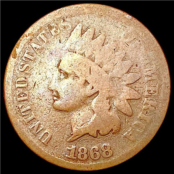 1868 Indian Head Cent NICELY CIRCULATED