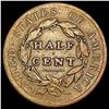Image 2 : 1828 Classic Head Half Cent NICELY CIRCULATED