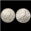 Image 2 : [2] 1934 Silver Peace Dollar HIGH GRADE