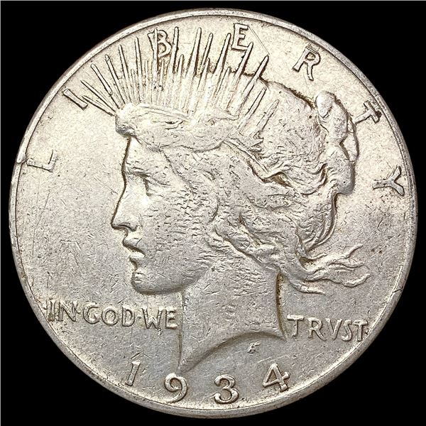 1934-S Silver Peace Dollar CLOSELY UNCIRCULATED