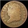 Image 1 : 1825 Classic Head Half Cent NICELY CIRCULATED