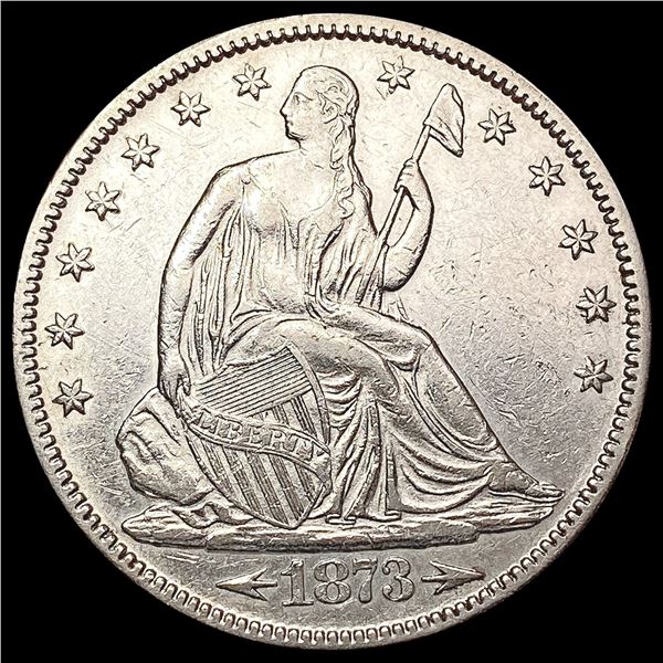 1873 Arrows Seated Liberty Half Dollar UNCIRCULATED