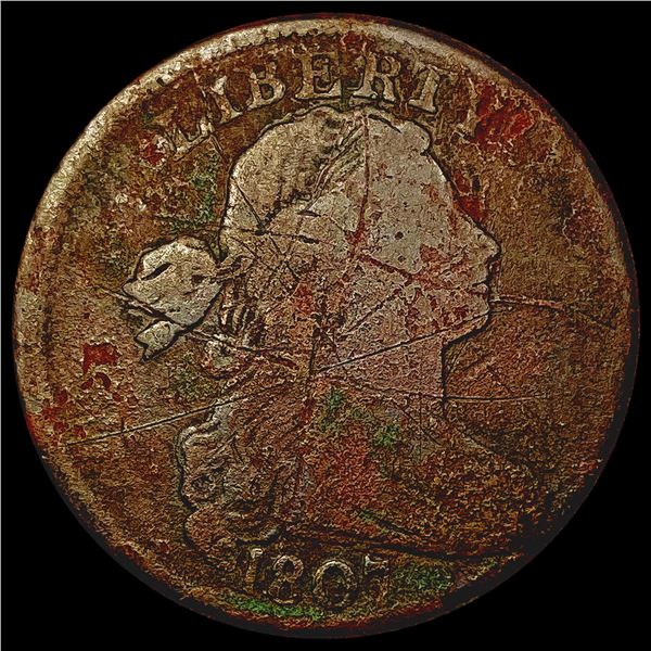 1807 Draped Bust Cent NICELY CIRCULATED