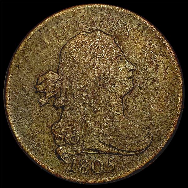 1805 Draped Bust Half Cent NICELY CIRCULATED