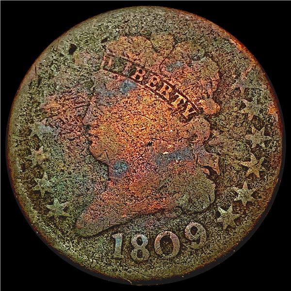 1809 Classic Head Half Cent NICELY CIRCULATED