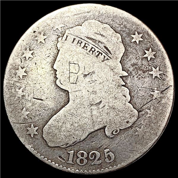 1825 Capped Bust Quarter NICELY CIRCULATED