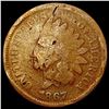 Image 1 : 1867 Indian Head Cent NICELY CIRCULATED