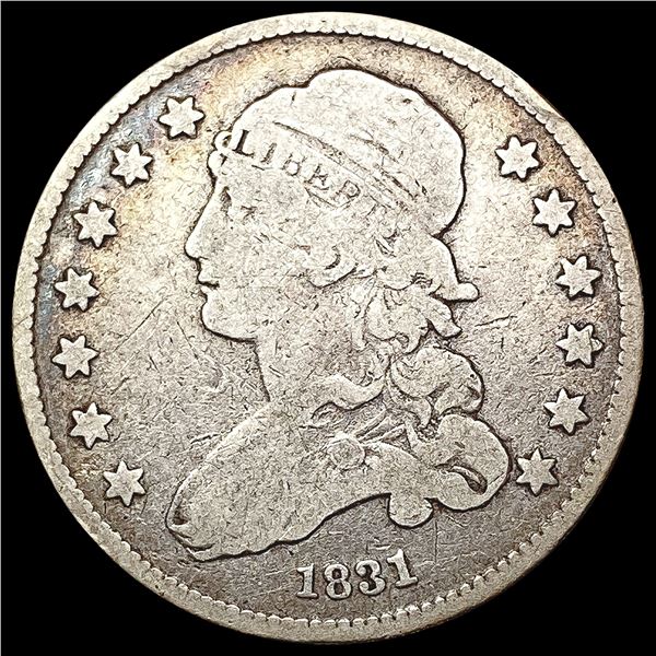 1831 Capped Bust Quarter NICELY CIRCULATED