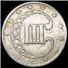 Image 2 : 1852 Silver Three Cent CLOSELY UNCIRCULATED