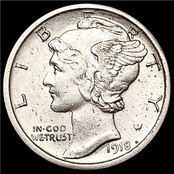 1918-S Mercury Dime UNCIRCULATED
