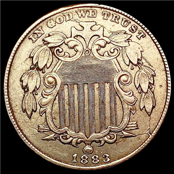 1883 Shield Nickel CLOSELY UNCIRCULATED