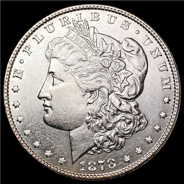 1878 8TF Morgan Silver Dollar CLOSELY UNCIRCULATED