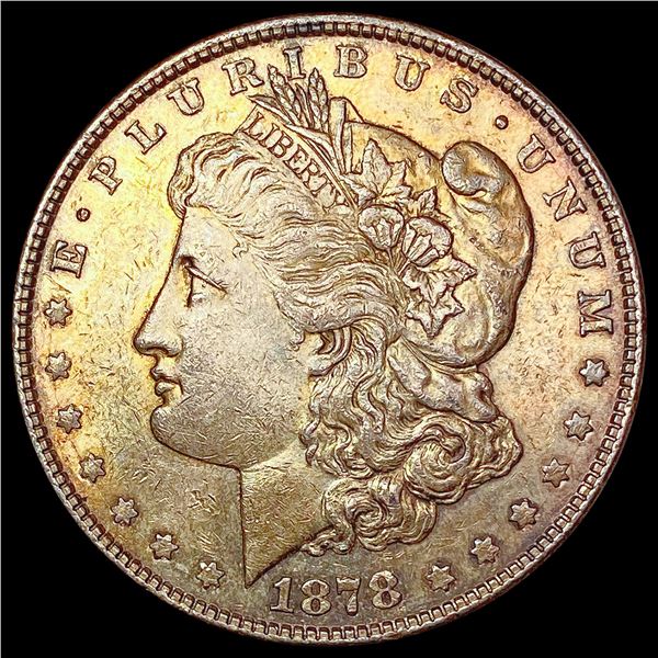 1878 8TF Morgan Silver Dollar CHOICE AU