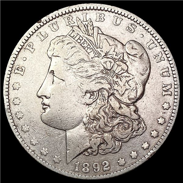 1892 Morgan Silver Dollar CLOSELY UNCIRCULATED