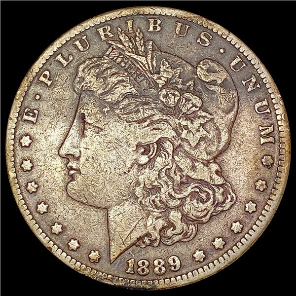 1889-CC Morgan Silver Dollar LIGHTLY CIRCULATED