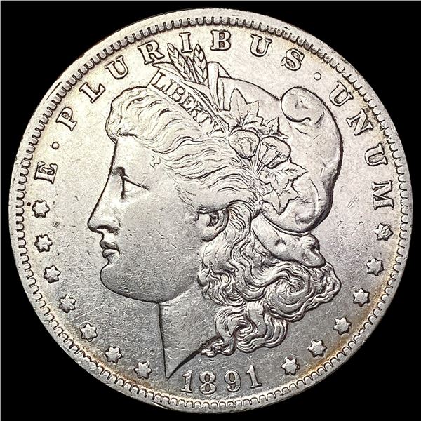 1891-O Morgan Silver Dollar CLOSELY UNCIRCULATED