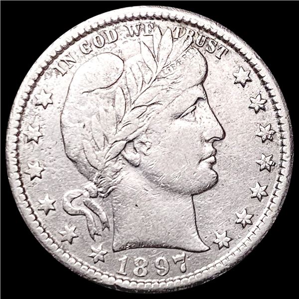 1897-O Barber Quarter LIGHTLY CIRCULATED