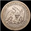 Image 2 : 1854 Arr. Seated Liberty Half Dollar NICELY CIRCULATED