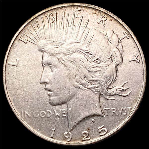 1925-S Silver Peace Dollar CLOSELY UNCIRCULATED