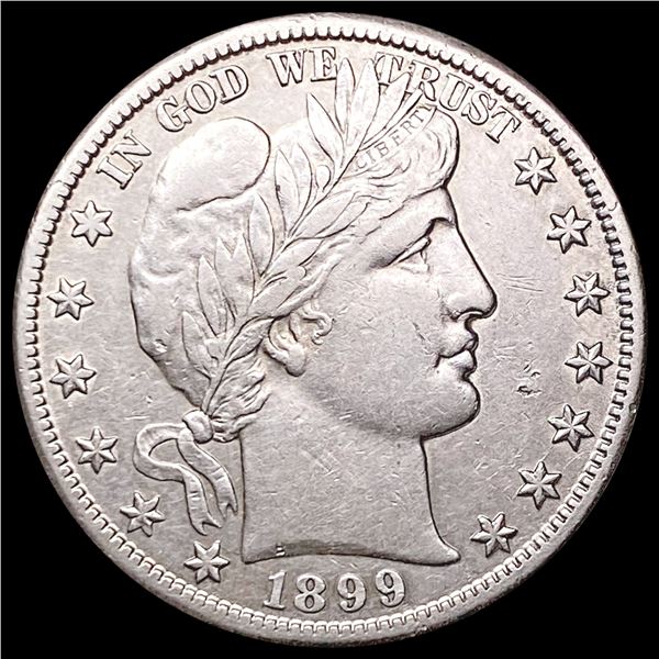 1899-S Barber Half Dollar CHOICE AU