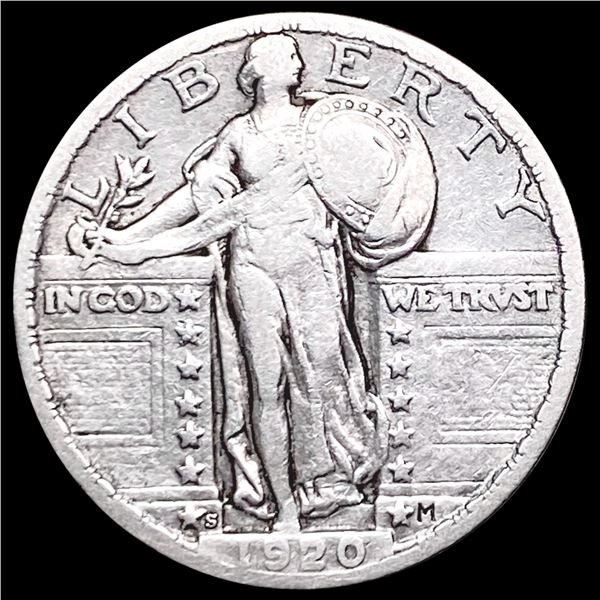 1920-S Standing Liberty Quarter NEARLY UNCIRCULATED