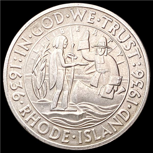 1936-S Rhode Island Half Dollar UNCIRCULATED