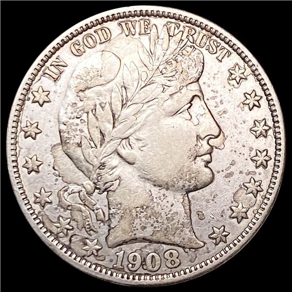 1908-O Barber Half Dollar CLOSELY UNCIRCULATED