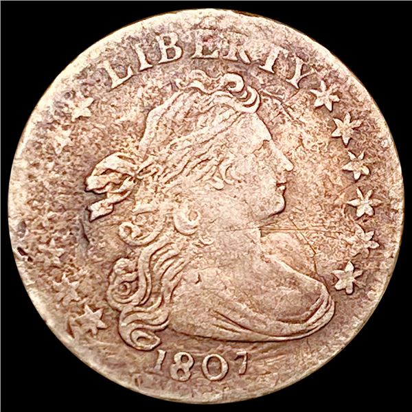 1807 Draped Bust Dime LIGHTLY CIRCULATED