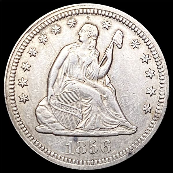 1856 Seated Liberty Quarter CLOSELY UNCIRCULATED
