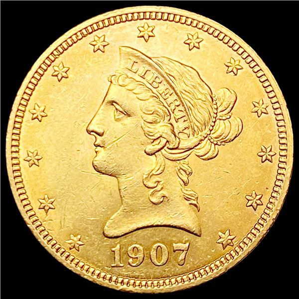 1907 $10 Gold Eagle UNCIRCULATED