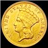 Image 1 : 1854 $3 Gold Piece HIGH GRADE