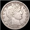 Image 1 : 1902 Barber Quarter CLOSELY UNCIRCULATED