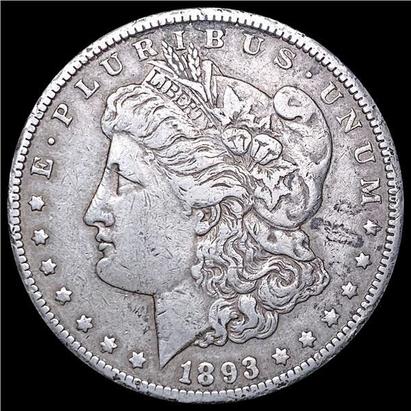 1893-CC Morgan Silver Dollar NICELY CIRCULATED
