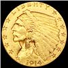 1914 $2.50 Gold Quarter Eagle UNCIRCULATED