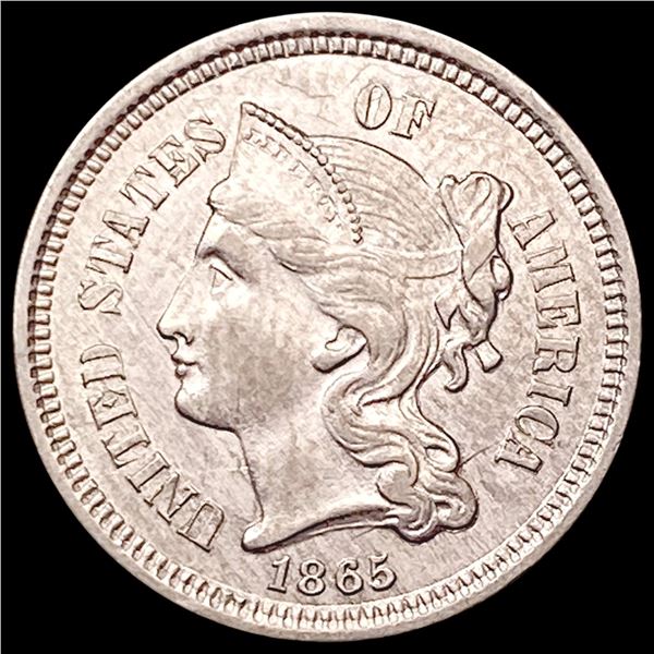 1865 Nickel Three Cent UNCIRCULATED