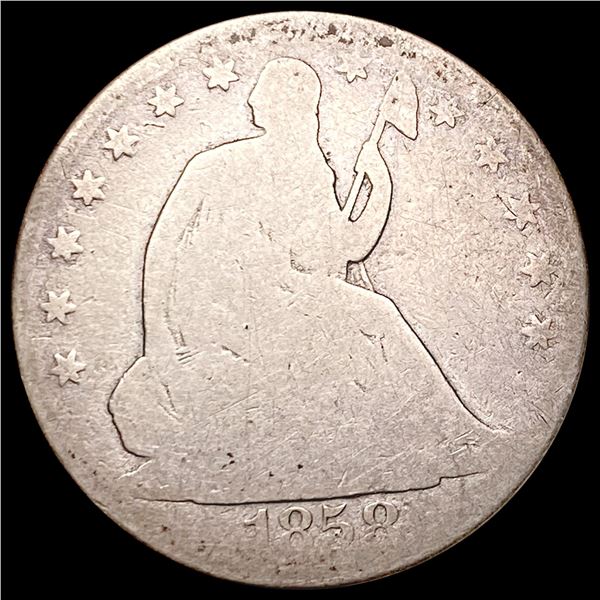 1858-O Seated Liberty Half Dollar NICELY CIRCULATED